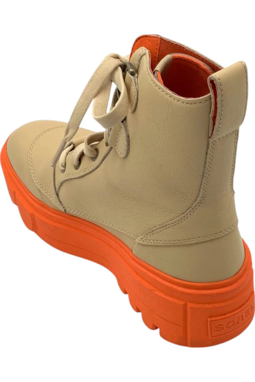 SOREL Women's Caribou X Waterproof Lace Boot Ceramic/Optimized Orange - Medium - Picture 3 of 3